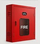 Single door hose cabinet